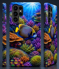 Emperor Angel fish and Coral Magsafe Phone Case 3D Sublimation (Print)