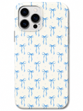 Blue Coquette Bow Pettern Magsafe Phone Case 3D Sublimation