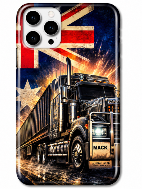 Australian flag and truck Magsafe Phone Case 3D Sublimation