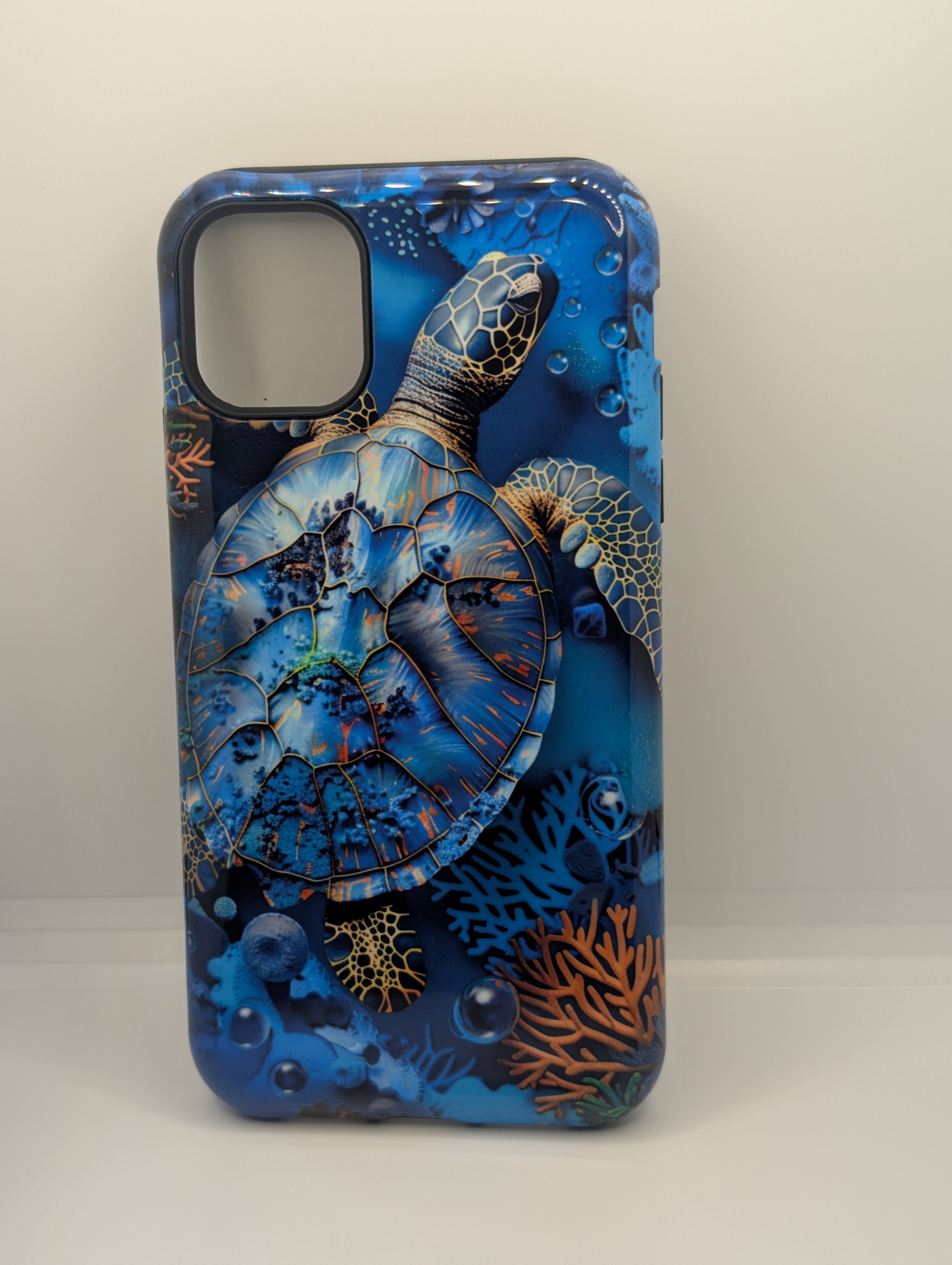 Sea Turtle and Coral Magsafe Phone Case 3D Sublimation