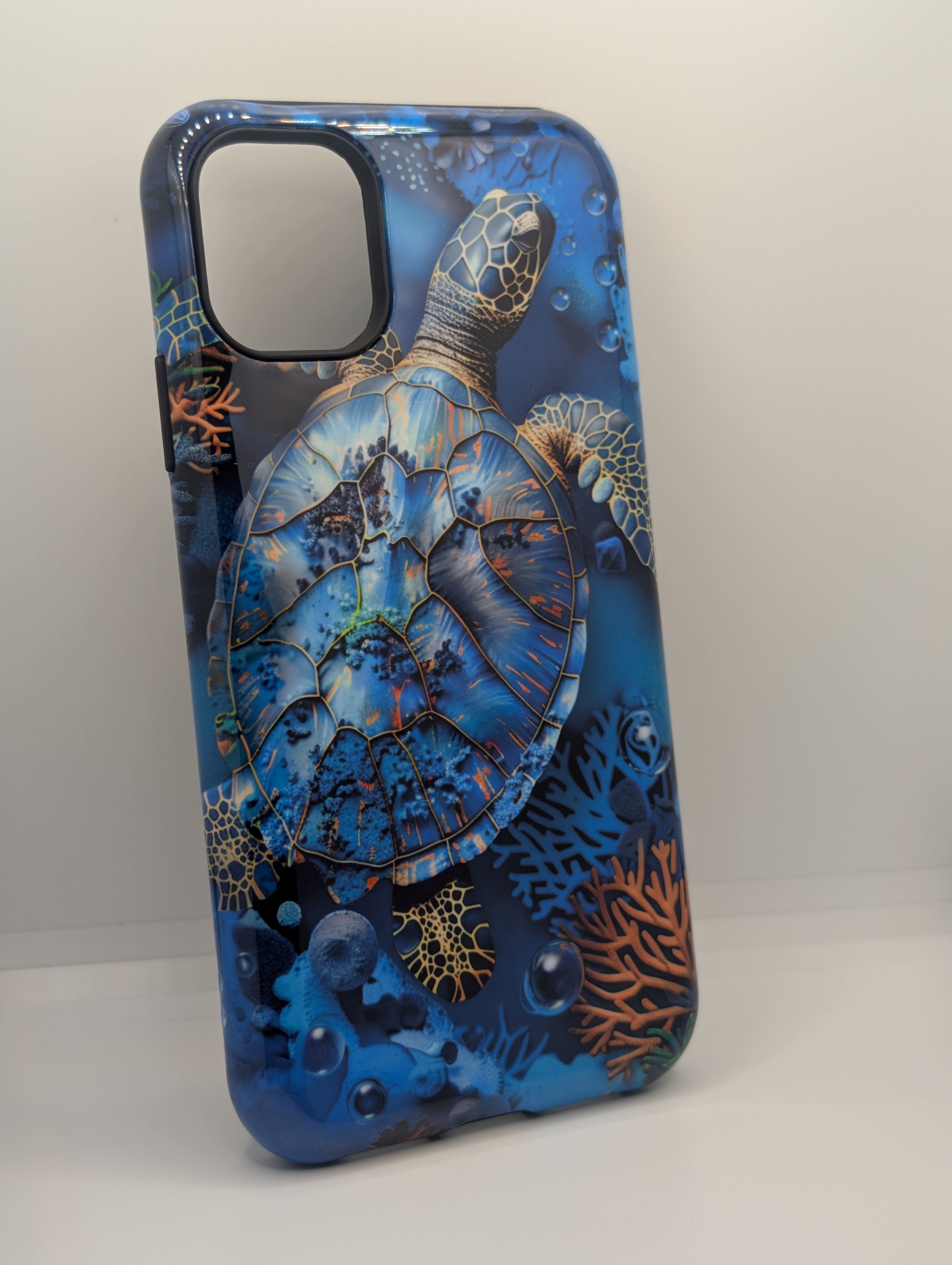 Sea Turtle and Coral Magsafe Phone Case 3D Sublimation